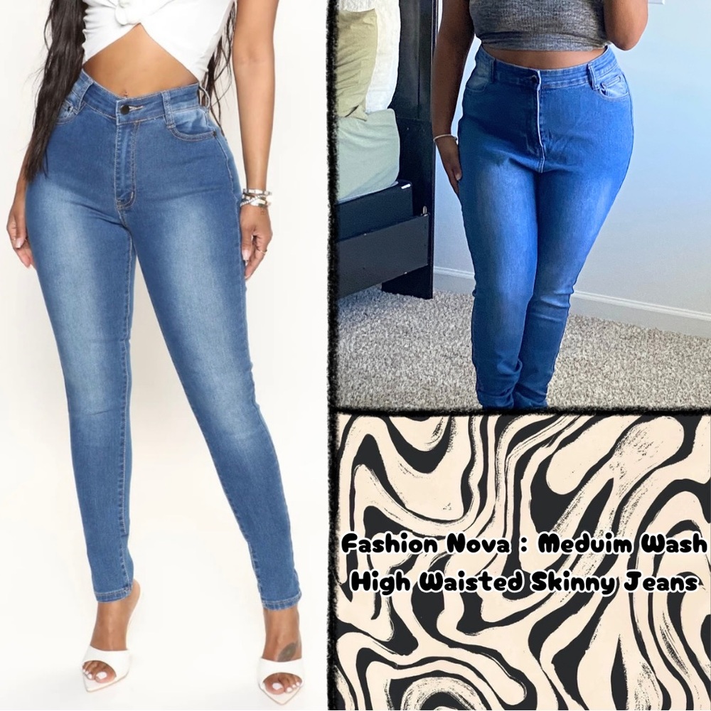 💜30% off sale💜 Fashion Nova | High rise skinny jeans